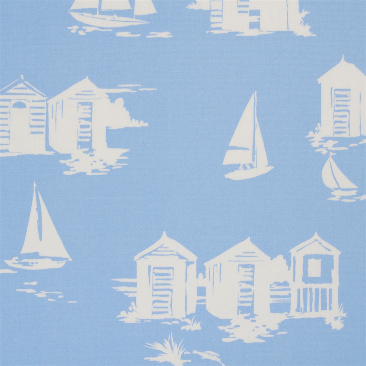 Beach Huts Blue F0292-01