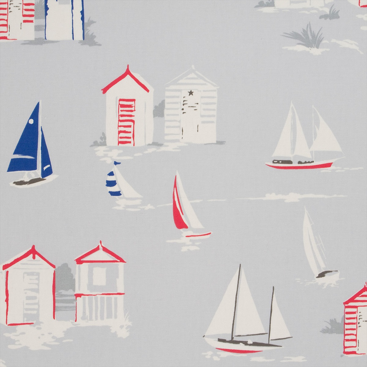 Beach Huts Grey F0292-02