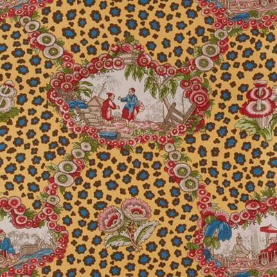 Chinese Leopard Toile BR-79227-0