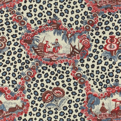 Chinese Leopard Toile BR-79227-01