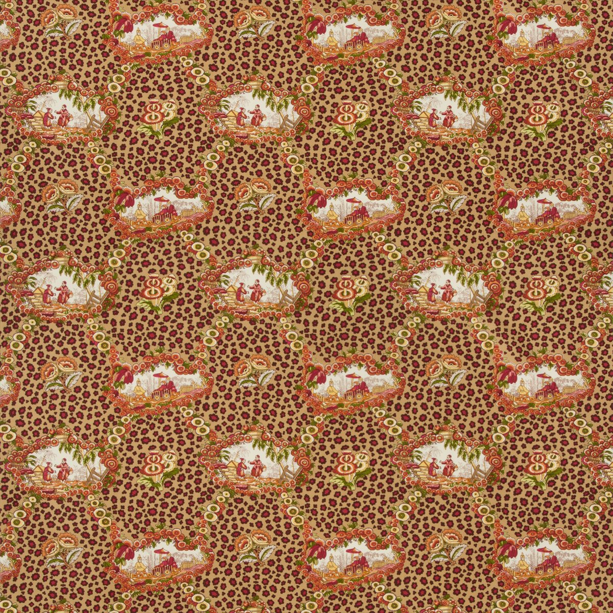 Chinese Leopard Toile BR-79227-924