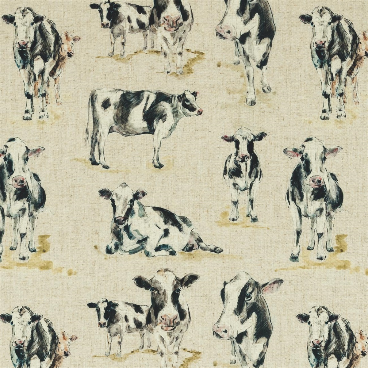 Cows Linen F0855-01