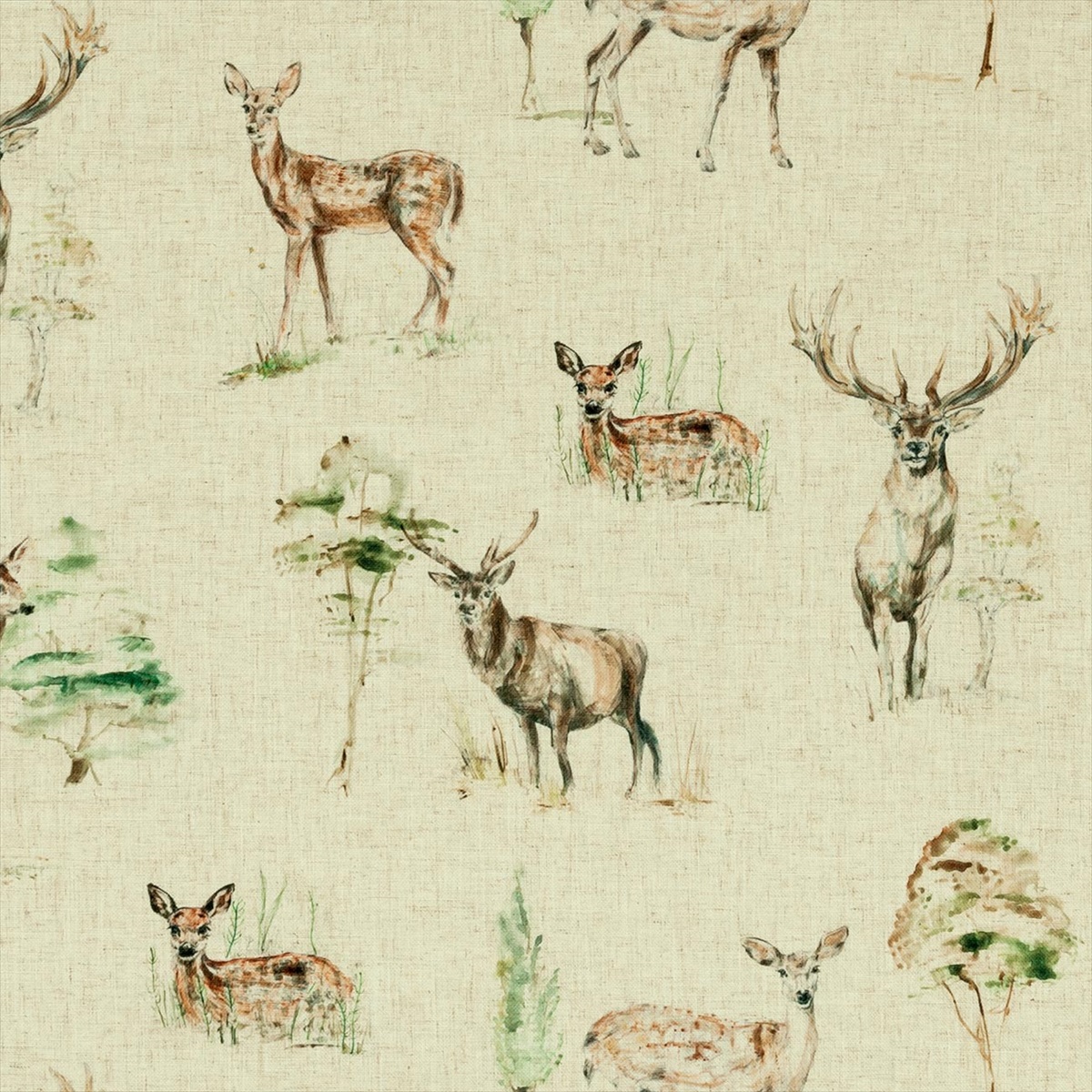 Deer Linen F0862-01