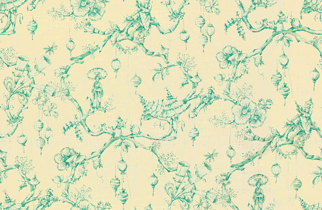 Festival Of Lanterns Linen Print BR-79704-513