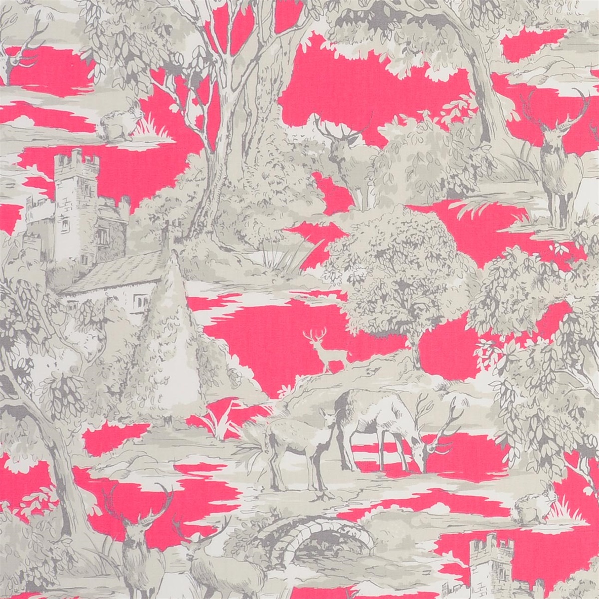 Manor Toile Raspberry F0840-03