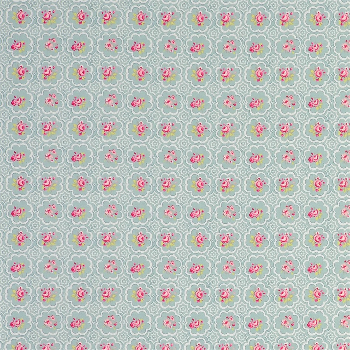 Rose Tile Aqua F0843-01