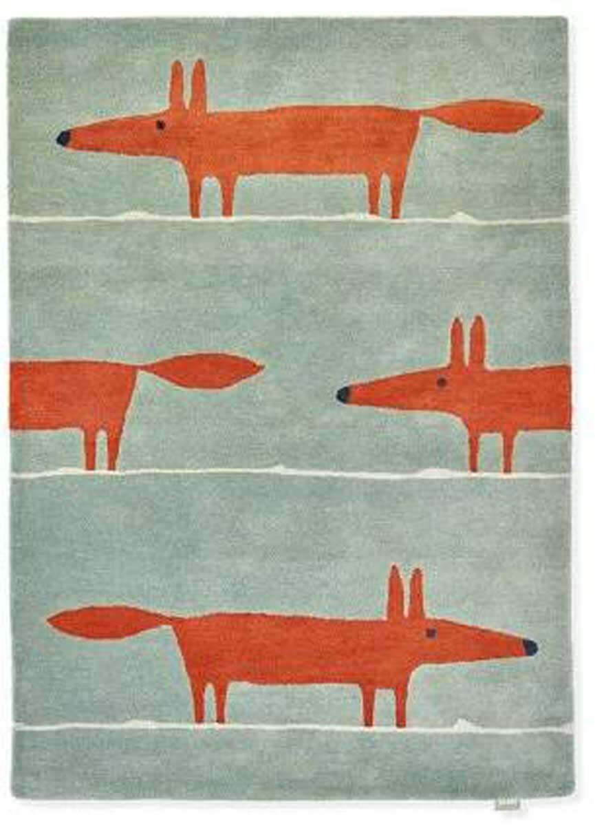 Mr Fox Mint Poppy 025313 Rug
