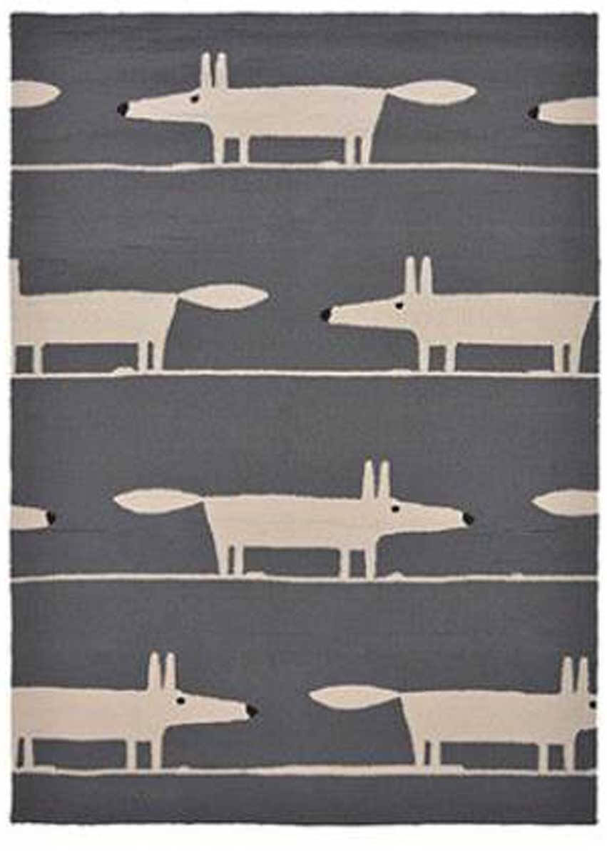 Mr Fox Charcoal 425305 Rug