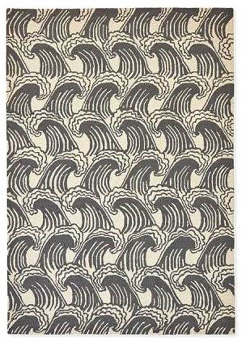 Ride The Wave Liquorice 125605 Rug