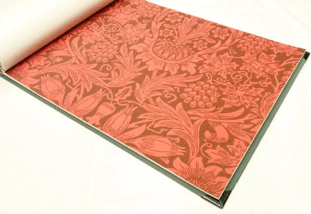 Sunflower Red Wallpaper Queens Square Morris And Co
