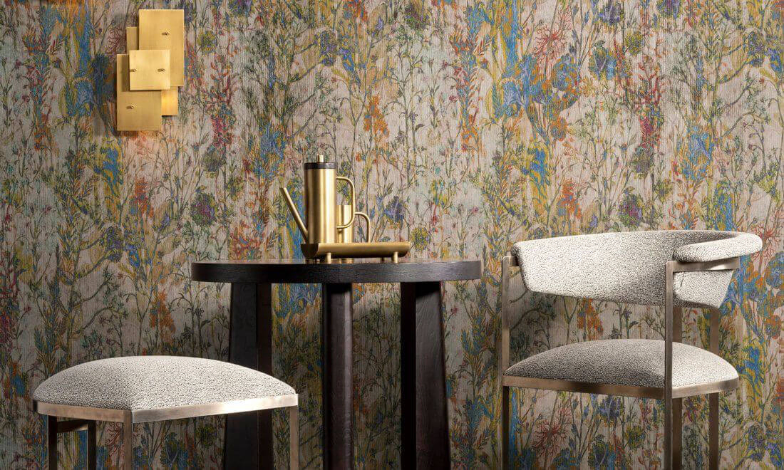 Textile Floral Wallpaper Wildflower from Arte