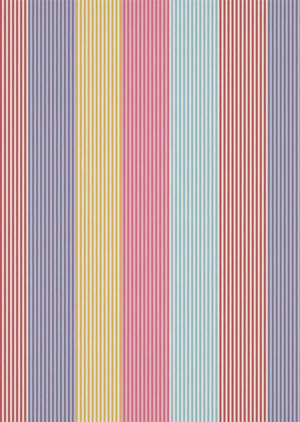 Funfair Stripe Fabric Book of Little Treasures Harlequin