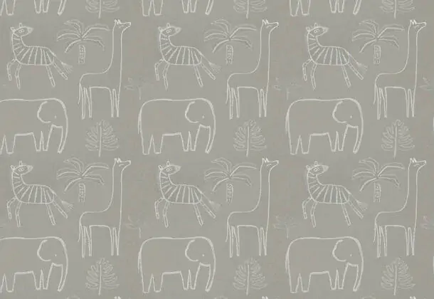 Funky Jungle Stone Fabric Book of Little Treasures Harlequin HLTF133537
