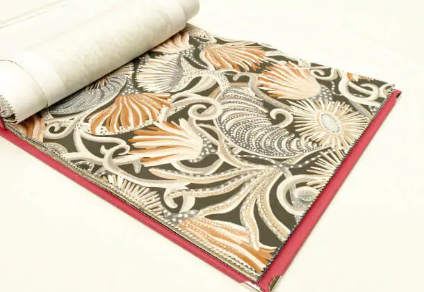 Retreat Montipora Harissa Slate Incence Fabric Colours I Harlequin