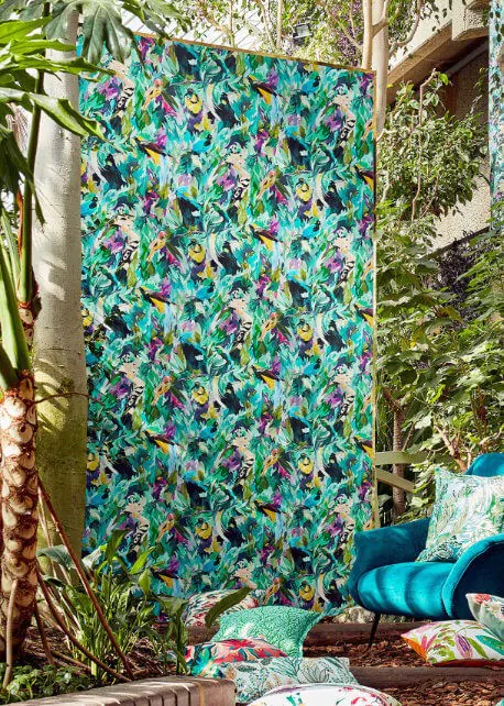 Rewild Dance of Adornment Fabric Colours I Harlequin
