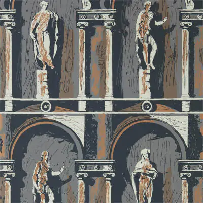 Sculptural Wallpaper Montacute from Zoffany