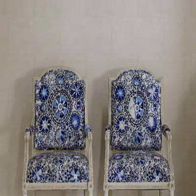 Camelot Plaster Wallpaper from Andrew Martin