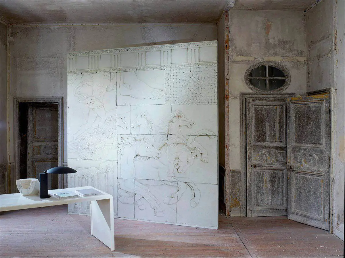 Marble Wallpaper Colisee by Pierre Frey