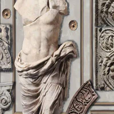 Sculptural Wallpaper Rare Artefacts from Mind the Gap