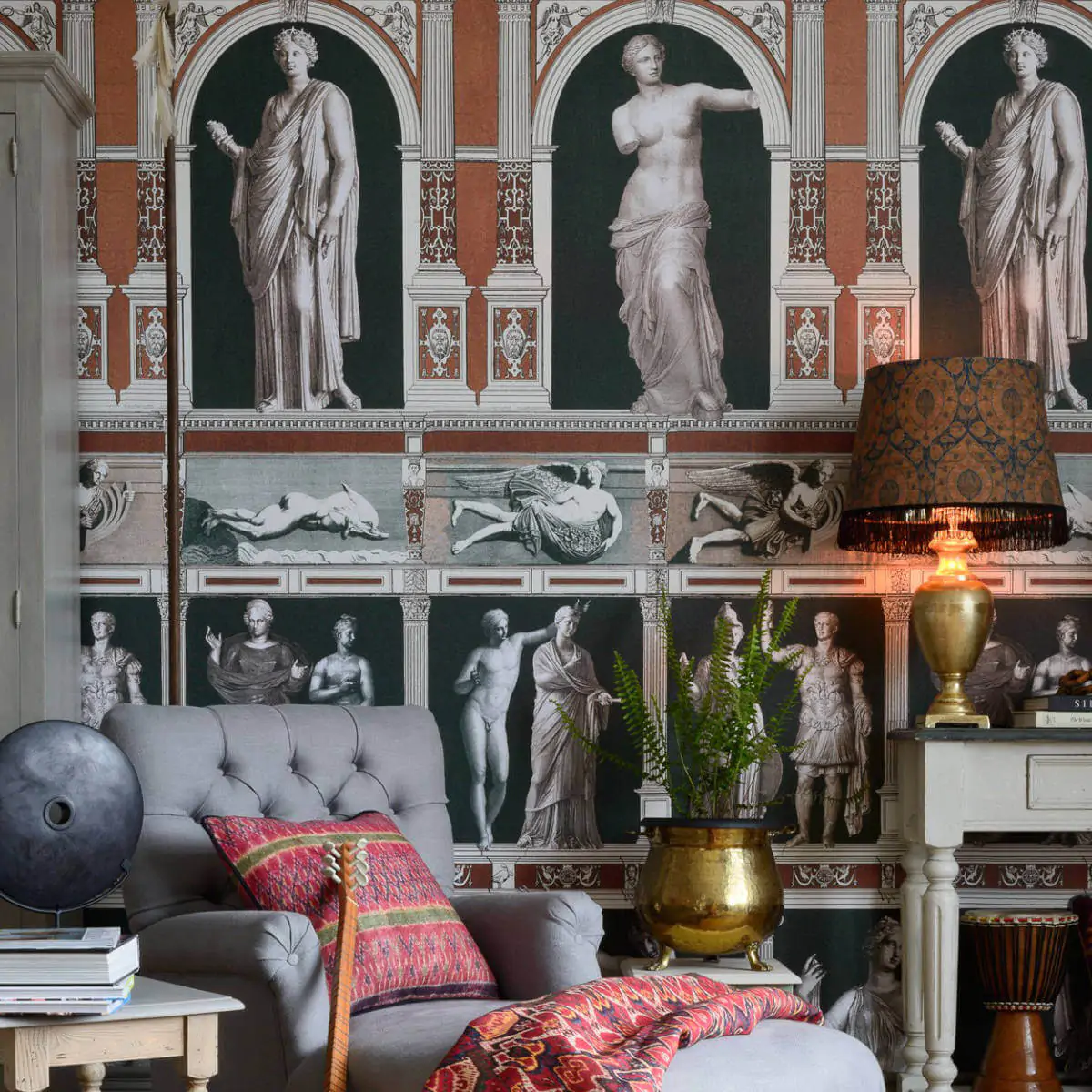 Sculptural Wallpaper Statues Antique from Mind the Gap