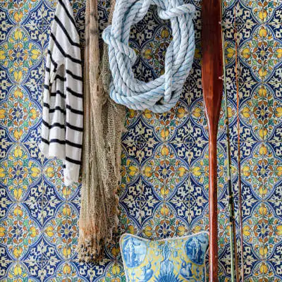Ceramic Tiles Wallpaper Summer Villas from Mind the Gap