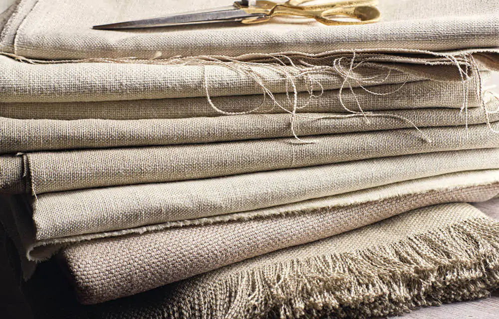 Textured fabric Bray Linens from Zoffany