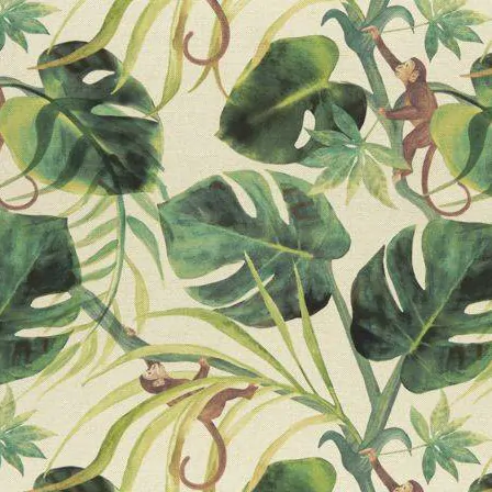 clarke_and_clarke_monkey_business_botanical_fabric