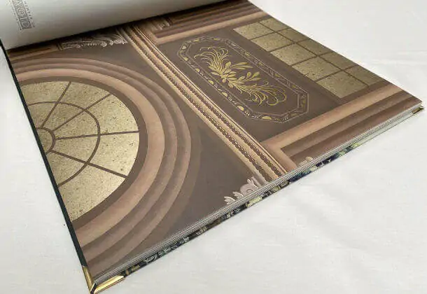 Verrio mirrors-Wallpaper-Historic-Royal-Palaces-Great Masters-Cole-&-Son-