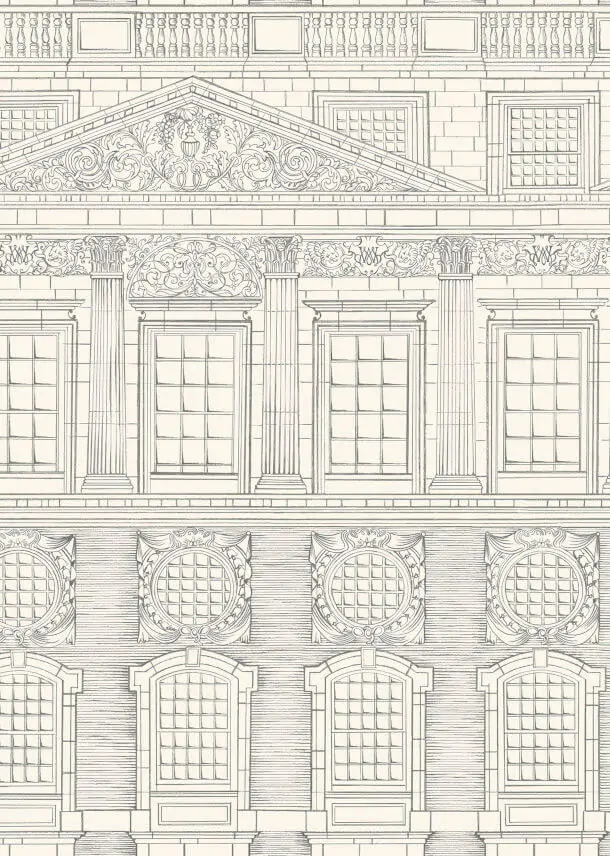 Wren Architecture-Wallpaper-Historic Royal Palaces Great Masters-Cole & Son-118-15035