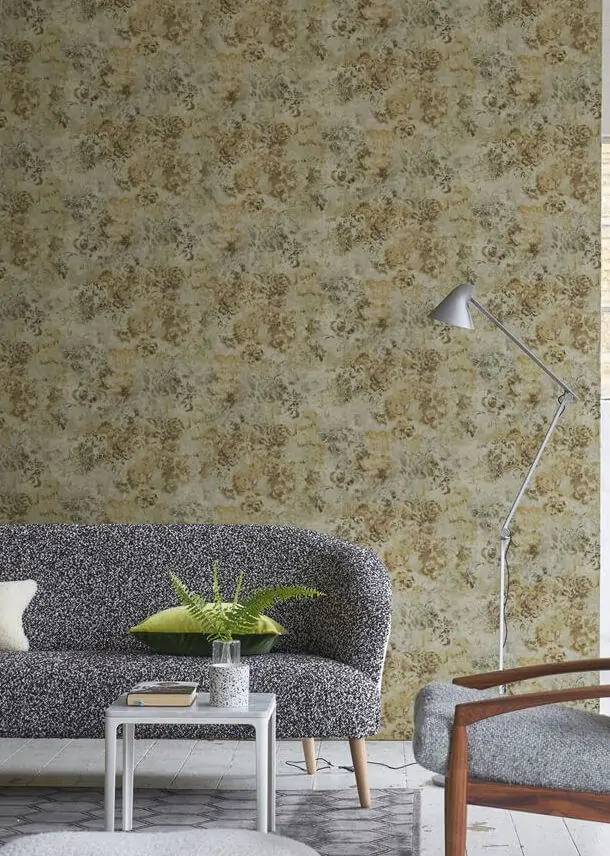 Tarbana Gold Wallpaper Designers Guild