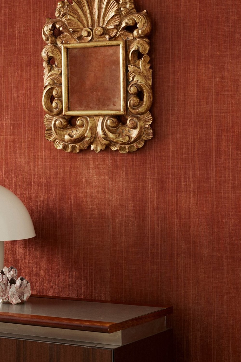 Nobilis Murate velvet wallcovering with sculptural draped texture – MRT15