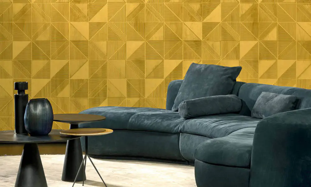 3d Velvet Wallcovering Tetra from Arte