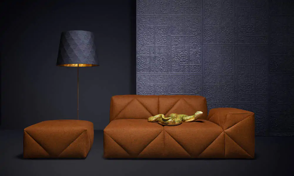 Denim Wallpaper Shoji Blossom from Arte
