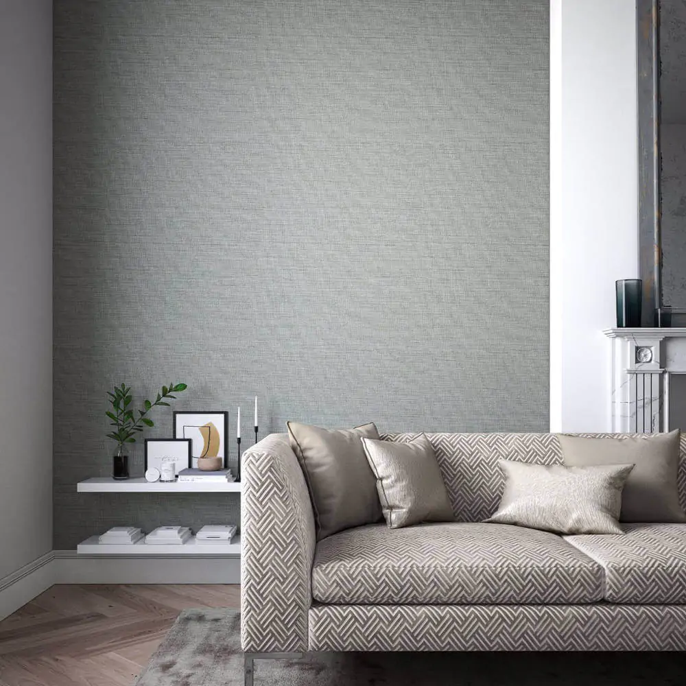 Metallic Grasscloth Wallpaper from Harlequin