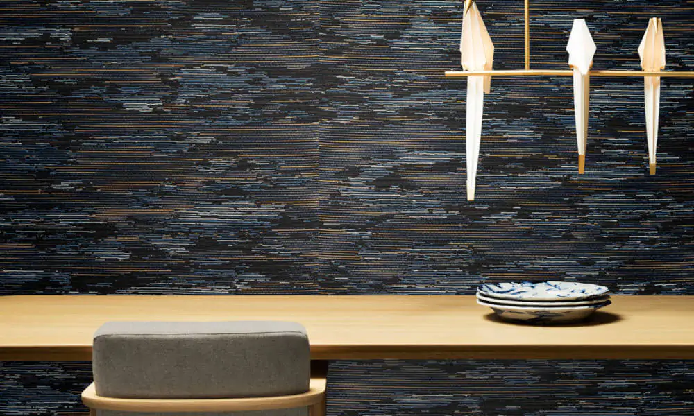 Raffia Patterned Wallcovering Tie-Tami from Arte