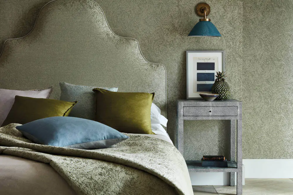 Silk Wallcovering Persia Bespoke James Hare 