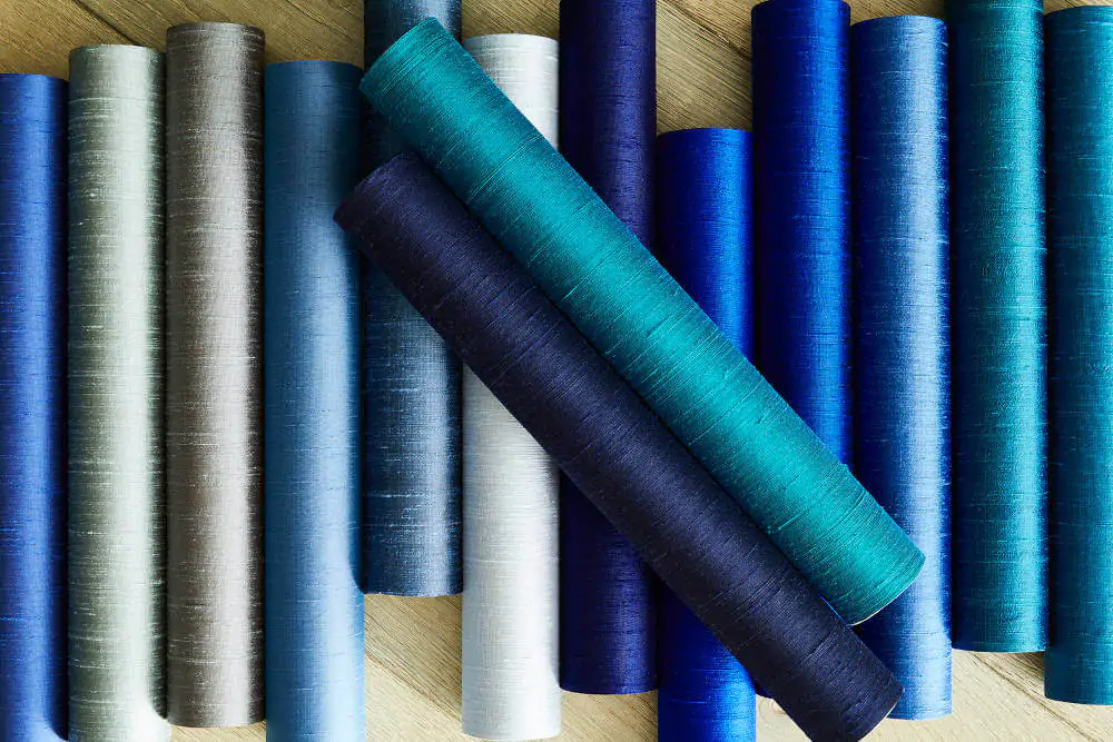 Dupion Silk Wallcoverings from James Hare