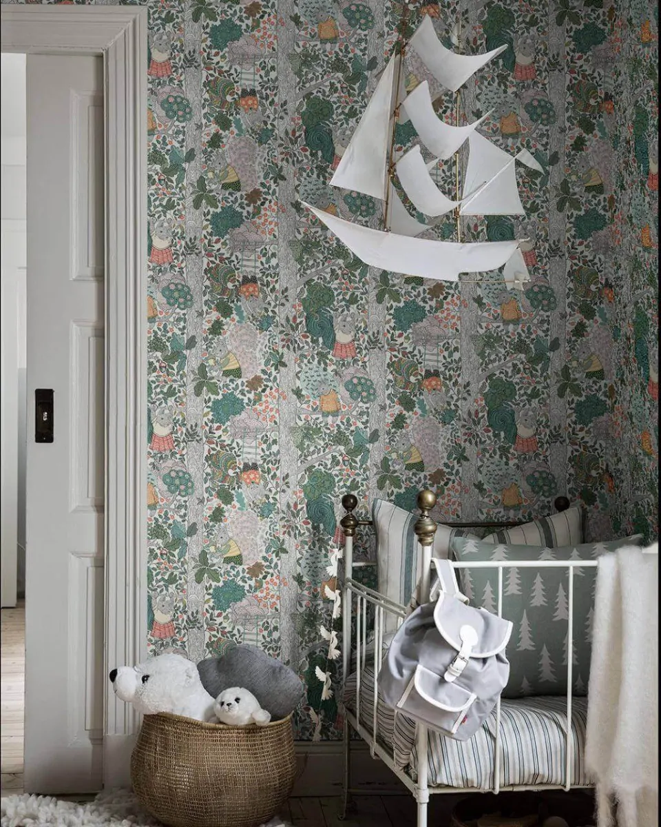 Charlie Wallpaper Borastapeter Scandinavian Designers Mini Collection