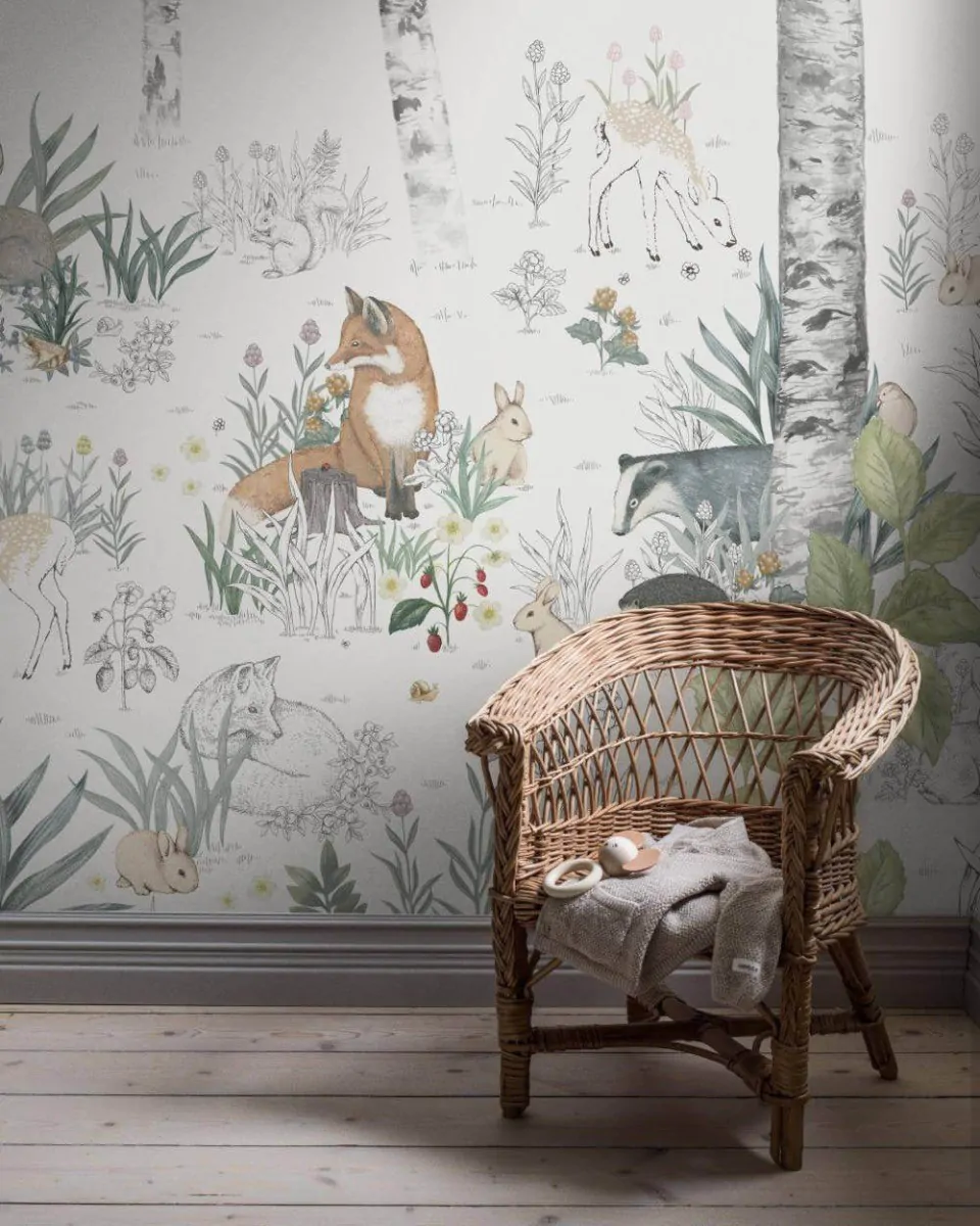 Magic Forest Mural Wallpaper Newbie Collection Borastapeter