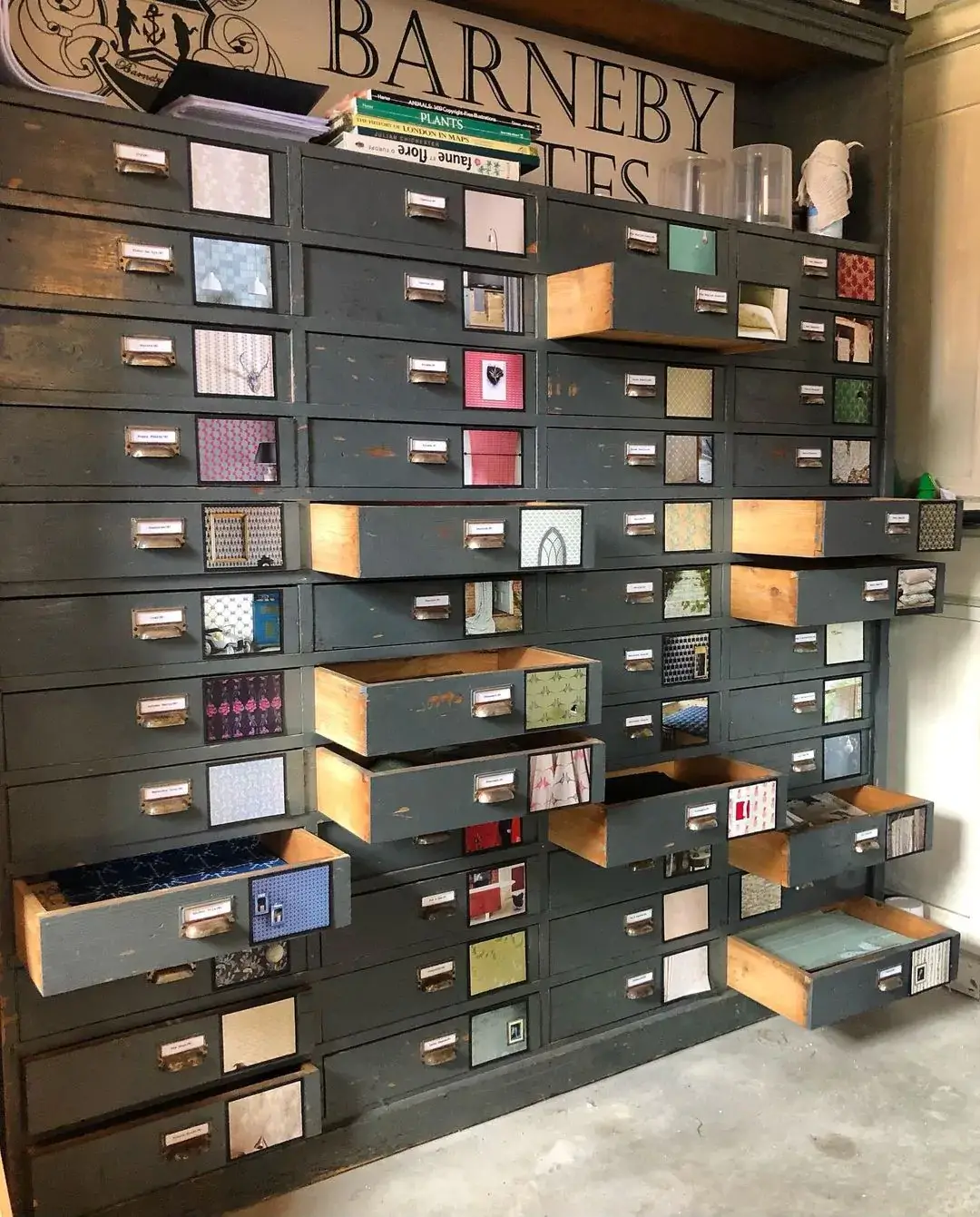 Barneby Gates Sample Drawers