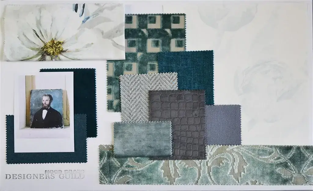 Designers Guild Mood Board: Winter Teal