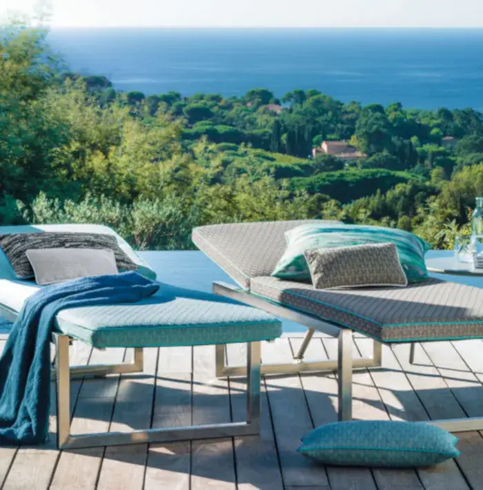 Cap Ferrat Outdoor Fabrics by Casamance