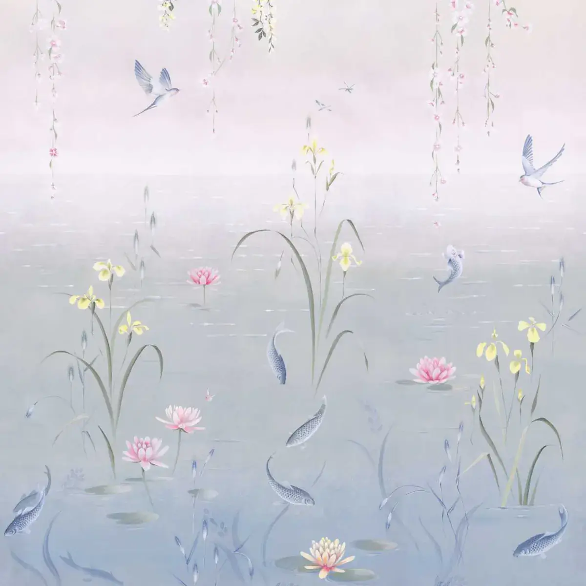 Water Garden Wallpaper from Sanderson