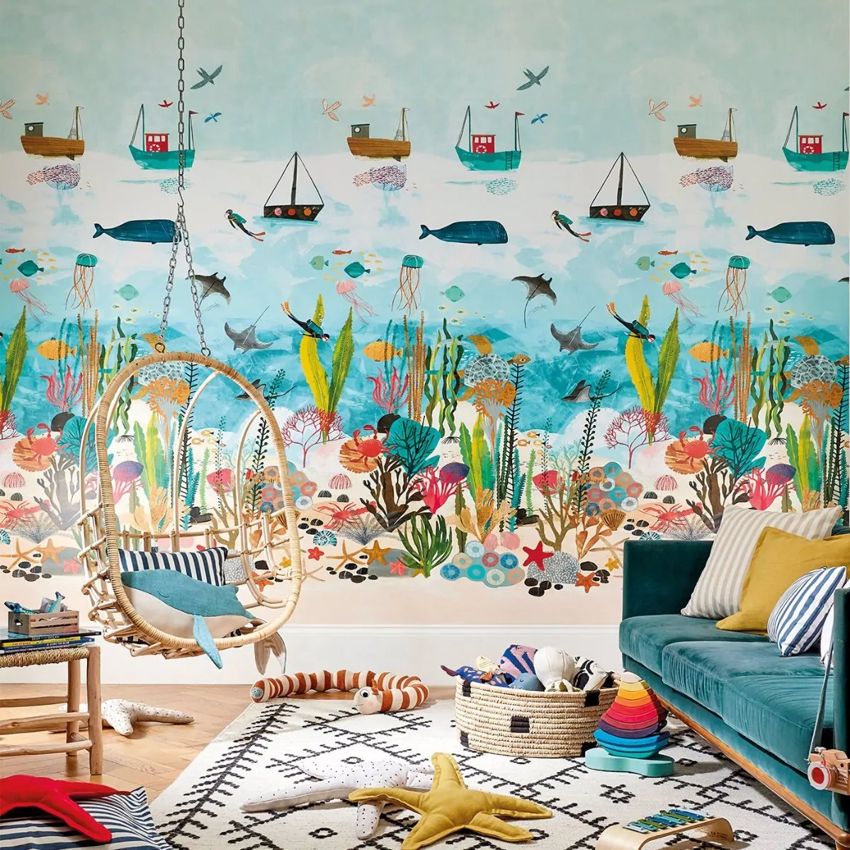 Childrens Nautical Wallpaper