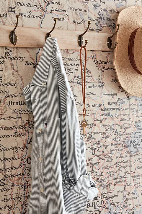 nautical map wallpaper