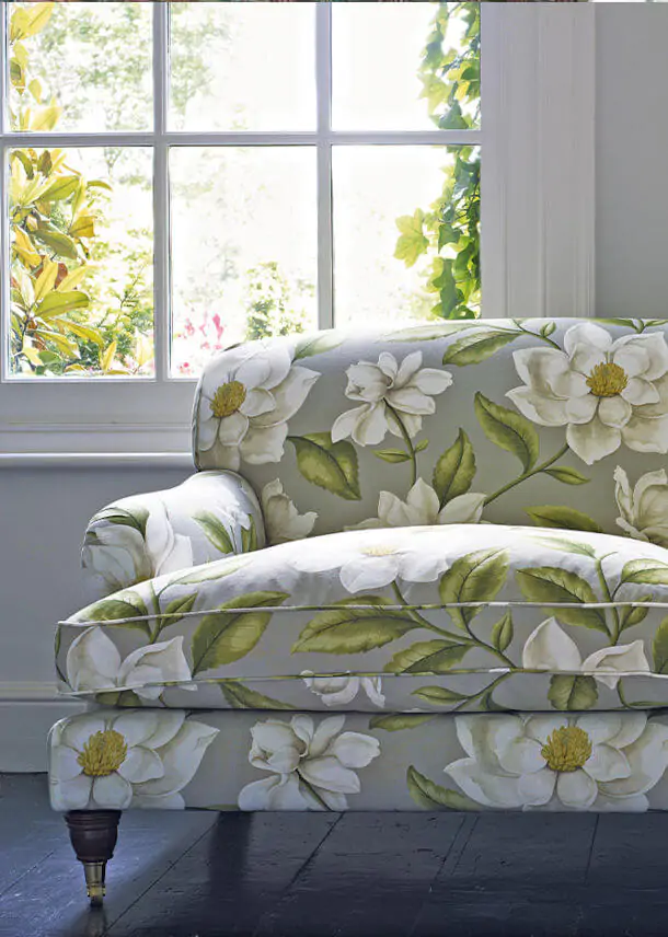 Botanical Art Grandiflora Fabric One Sixty Sanderson dapgr204