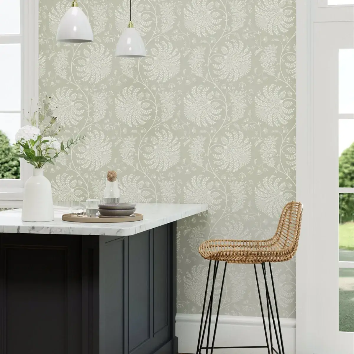 Sanderson Mapperton Wallpaper