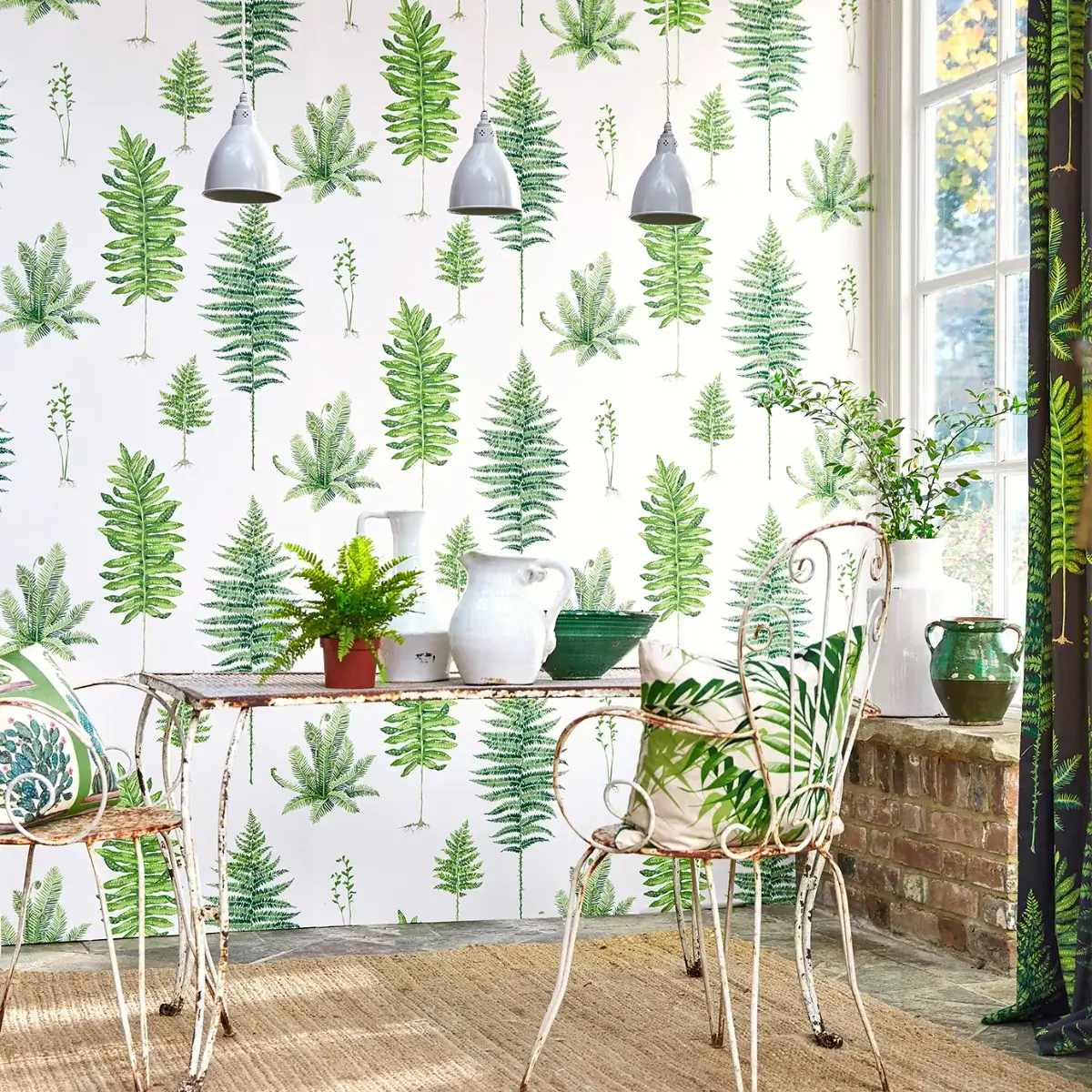 Sanderson Fernery Wallpaper