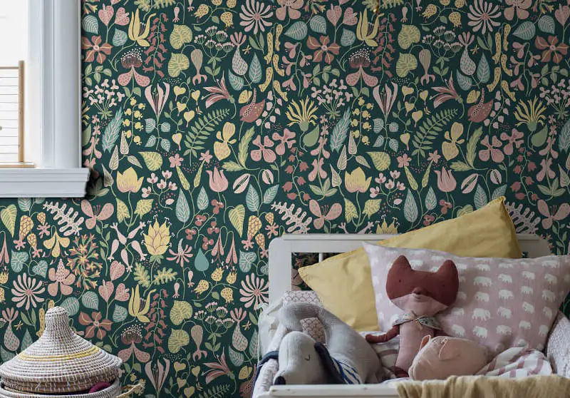 Herbarium Wallpaper by Stig Lindberg