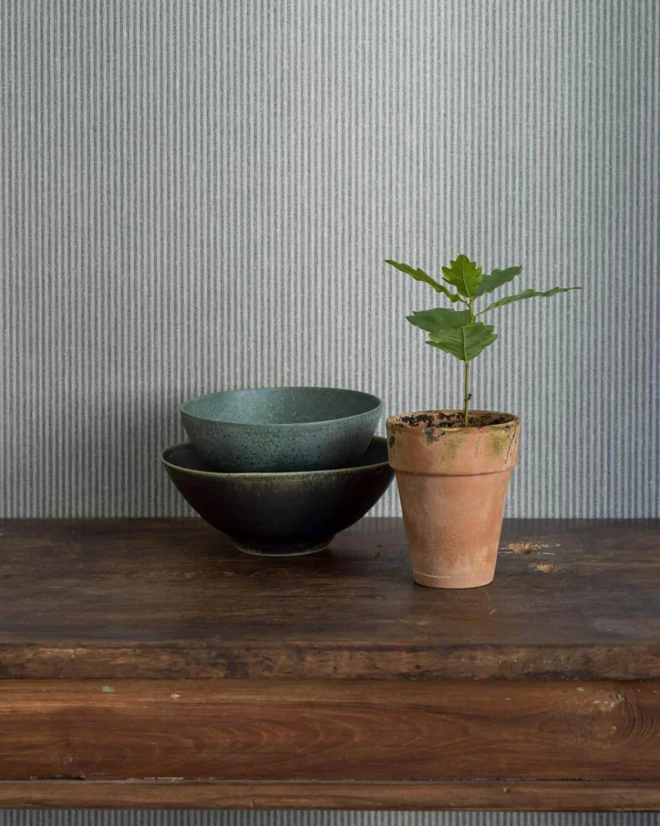 Harvest Stripe Scandi Wallpaper by Borastapeter